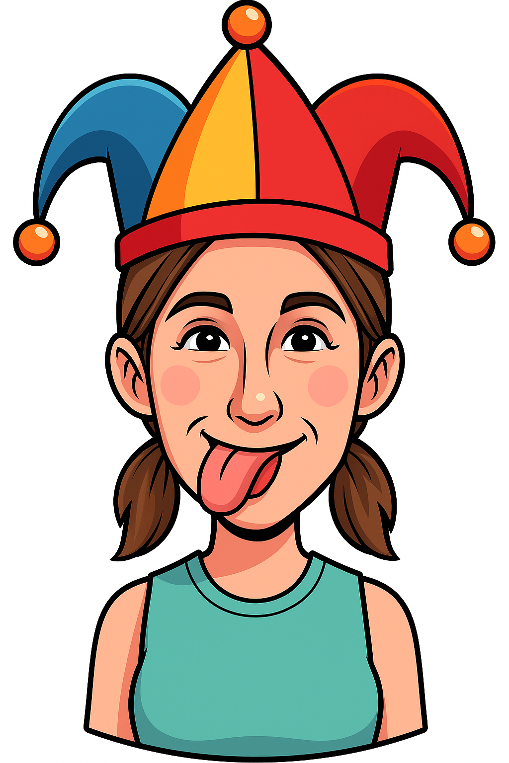 Cartoon character of my friend